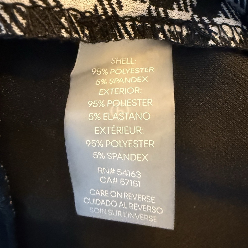 NWOT Calvin Klein Dress 4 Gingham Sleeveless Flounce‎ Ruffle Asymmetrical Career - Picture 9 of 10